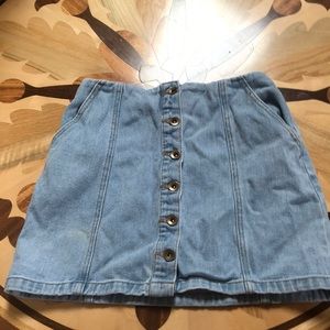 Jean skirt